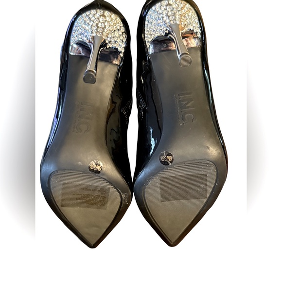 INC International Concepts NWT Size 6 Black Patent Leather Over the Knee Boots - Picture 10 of 14